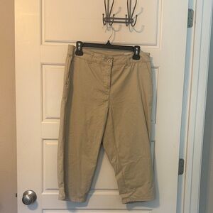 Karen Scott Beige Capris